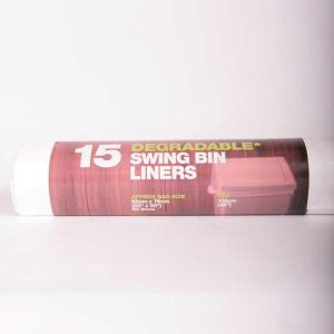 D2w Degradable Swing Bin Liners/Tall Pedal x15