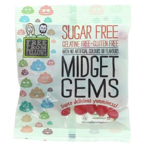 Free From Fellows Midget Gems vegan/sugar/gluten free 100g