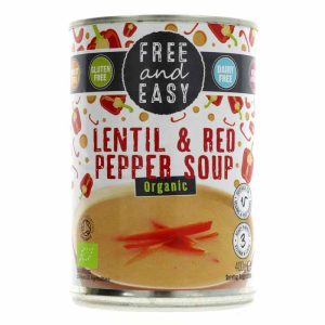Free & Easy Lentil & Red Pepper Soup 400g