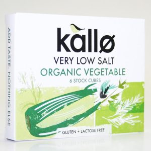 Kallo Low Veg Salt Stock Cubes x6