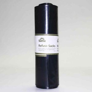 Black Bin Liners - Suma (Pack Of 8)