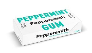 Peppersmith Spearmint Gum (Plant Based Zylitol Sweetener) 15G