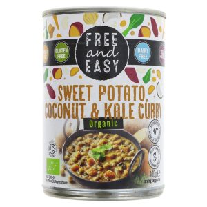 Free & Easy Sweet pot/Coconut Curry 400g glut free vegan