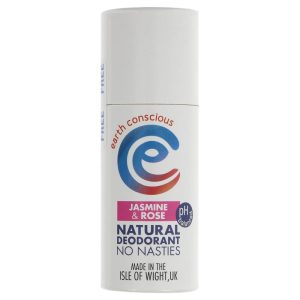Earth Conscious Natural deodorant jasmine/rose Plastic free Vegan