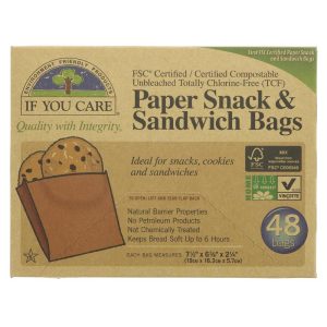 If you care sandwich bags 48 100% recycled