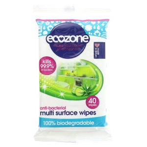 Ecozone Multisurface Wipes x 40 vegan