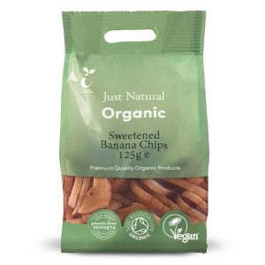 Organic Banana Chips 125g