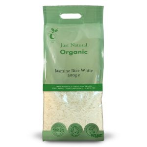 Organic White Jasmine Rice 500g
